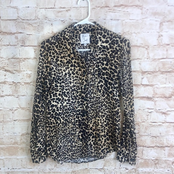 The Shirt Rochelle Behrens Leopard Print Size XS - Picture 1 of 5